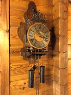 Mooie lantaarnklok op stoel 8 daags, Antiek en Kunst, Antiek | Klokken, Ophalen of Verzenden