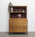 Vintage ladekast met legplanken, Ophalen, Gebruikt, 50 tot 100 cm, Minder dan 100 cm