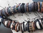 Nieuw partijtje van 38 echt Leren armbandjes, Overige kleuren, Verzenden, Nieuw, Leer