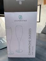 Champagneglazen Zilverstad NIEUW, Verzamelen, Glas en Borrelglaasjes, Ophalen