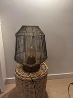 Goudkleurige vloerlamp, Huis en Inrichting, Lampen | Vloerlampen, Ophalen, Zo goed als nieuw, Metaal, Minder dan 100 cm