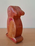 leren spaarpot pinguïn, Verzamelen, Spaarpotten, Ophalen of Verzenden, Nieuw, Overige materialen, Dier