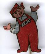 LEGO mannetje rood op blik speldje ( W_331 ), Verzenden, Zo goed als nieuw, Merk, Speldje of Pin