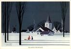 VHK, twee kinderen bij dorp, Frans van Lamsweerde, Verzenden, 1960 tot 1980, Ongelopen, Feest(dag)