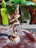 Bronzen dansende Shiva ( Krishna) India 25 cm H, Ophalen of Verzenden, Gebruikt