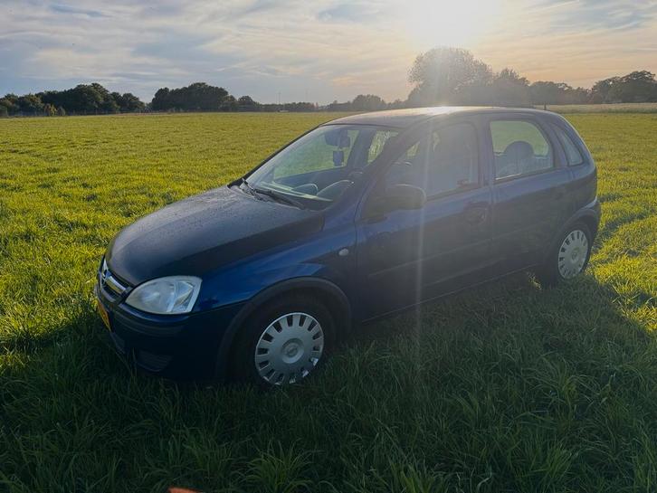 Opel Corsa 1.2 16V Twinport 5D 2005 Blauw, Auto's, Opel, Bedrijf, Corsa, Airbags, Airconditioning, Radio, Benzine, Euro 4, B, Hatchback