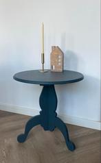 Donkerblauw Wijntafeltje, Huis en Inrichting, Ophalen, Zo goed als nieuw