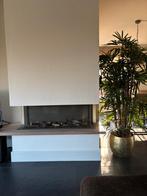 Inbouw gashaard Dru XT 100/3 - driezijdig vuurzicht, Ophalen, Gebruikt, Inbouwhaard, Gashaard