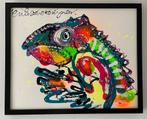 Schilderij Erik Zwezerijnen “ Kameleon “, Antiek en Kunst, Ophalen of Verzenden