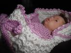 Siliconen reborn met op maat gehaakte kleertjes., Verzamelen, Poppen, Verzenden, Nieuw, Fashion Doll, Levensecht of Reborn
