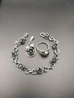Zilveren TEKA Set: Ring, Armband & Hanger - Theodor Klotz, Ophalen of Verzenden, Gebruikt, Zilver, Zilver