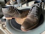 Bruin/grijze heren boots maat 46 -Borelli-, Ophalen of Verzenden, Zo goed als nieuw, Bruin, Boots