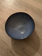 Blauwe keramieken schaal gratis, Ophalen, Porselein of Keramiek, Schaal, Rond