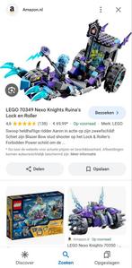Lego nexo knights 70349, Ophalen of Verzenden, Lego, Zo goed als nieuw