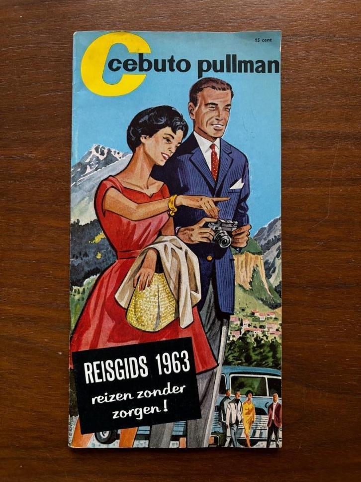 Cebuto Pullman reisgids 1963, Antiek en Kunst, Antiek | Boeken en Bijbels, Ophalen of Verzenden