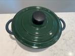 Nomar braadpan 20 cm basilicum groen, uitstekende staat, Huis en Inrichting, Gietijzer, Ophalen of Verzenden, Zo goed als nieuw