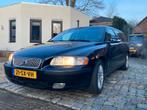 Volvo V70 2.4 170PK 2006 Zwart, Voorwielaandrijving, 1800 kg, Zwart, Lederen bekleding