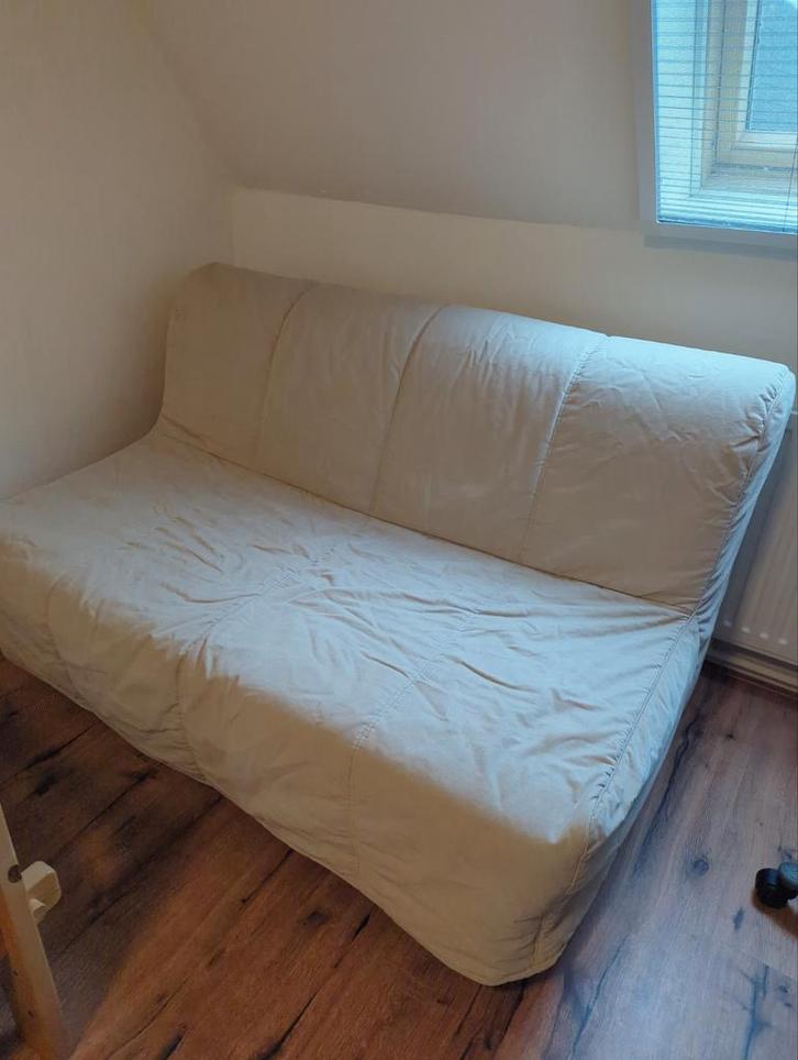 Lyckesele Ikea Slaapbank - Comfortabel en praktisch!, Huis en Inrichting, Slaapkamer | Slaapbanken, Ophalen of Verzenden