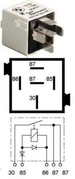 Relais NO Contact ECU relais white BMW 3 / 5 / 7 / Z3  E30 E, Ophalen of Verzenden, Nieuw, BMW