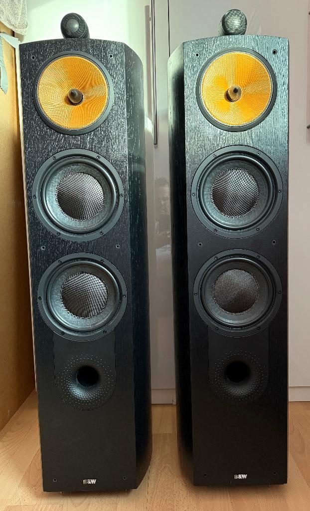 Bowers and Wilkins 803 Nautilus B&W high-end luidspreker, Audio, Tv en Foto, Luidsprekers, Zo goed als nieuw, Front, Rear of Stereo speakers