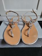 Sandalen met diamantstenen - leuk voor feestdagen in de zon!, Ophalen of Verzenden, Zo goed als nieuw, Sandalen of Muiltjes