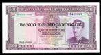 Bankbiljet - Mozambique 500 Meticais 1976 - UNC, Postzegels en Munten, Bankbiljetten | Afrika, Los biljet, Ophalen of Verzenden