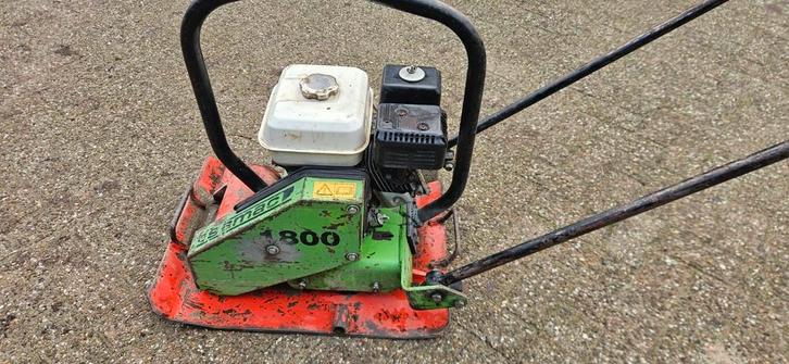 Samac 1800 trilplaat benzine, Tuin en Terras, Overige Tuin en Terras, Gebruikt, Ophalen