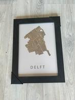 Delft plattergrond, Ophalen of Verzenden, Zo goed als nieuw, Hout, Minder dan 50 cm