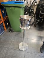 Stijlvolle RVS IJsemmer met Standaard, Ophalen, Minder dan 60 cm, Rond, Zo goed als nieuw