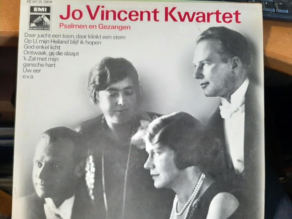 Jo Vincent Kwartet – Psalmen En Gezangen -Vinyl LP Mono 1974, Ophalen, Gelezen