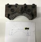 Schuitje, beitelhouder, steekmaat 135 mm, idem Multifix, Doe-het-zelf en Verbouw, Draaibanken, Ophalen of Verzenden, Gebruikt