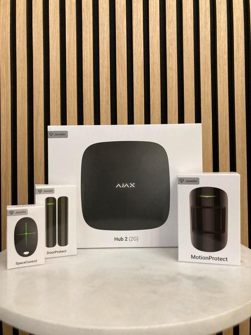 AJAX Hub 2 Starters Kit 1x MotionProtect alarmsysteem alarm, Doe-het-zelf en Verbouw, Alarmsystemen, Nieuw, Compleet systeem, Beweging