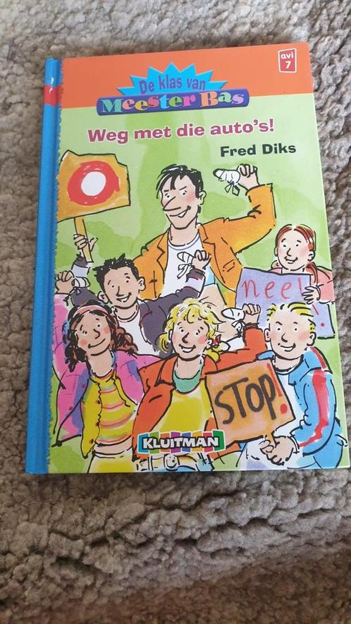 Meester Bas - Weg met die auto's! (Nieuw), Boeken, Kinderboeken | Jeugd | onder 10 jaar, Nieuw, Fictie algemeen, Ophalen of Verzenden