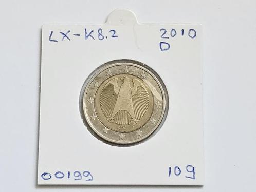 2-euromunt Duitsland (D) A 2010 Koers LX-K8.2, Postzegels en Munten, Munten | Europa | Euromunten, Losse munt, 2 euro, Duitsland