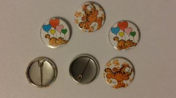 Garfield film strip kat vintage logo buttons feest balonnen beschikbaar voor biedingen