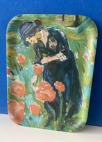 Dienblaadje Edvard Munch/ Woman with Poppies, Ophalen of Verzenden, Gebruikt, Rechthoekig, Kunststof