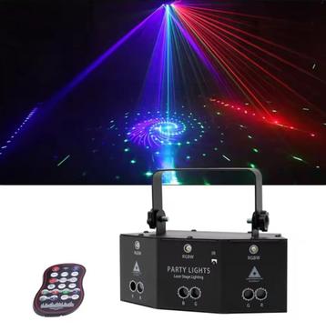 9 eye RGB 400 mW laser en RGBW LED DMX lichteffect beschikbaar voor biedingen