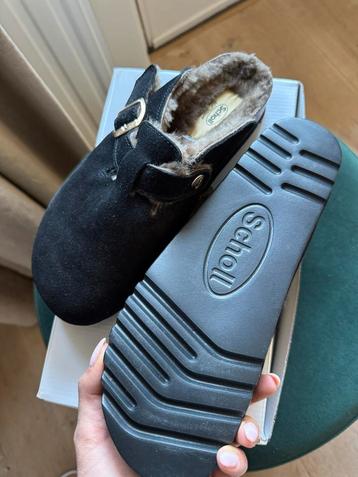 Scholl schoenen met bont maat 40! beschikbaar voor biedingen