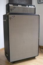 FENDER BASSMAN 135W 1977 + 412 PYRAMID CABINET USA, Ophalen, Gebruikt, Basgitaar, 100 watt of meer