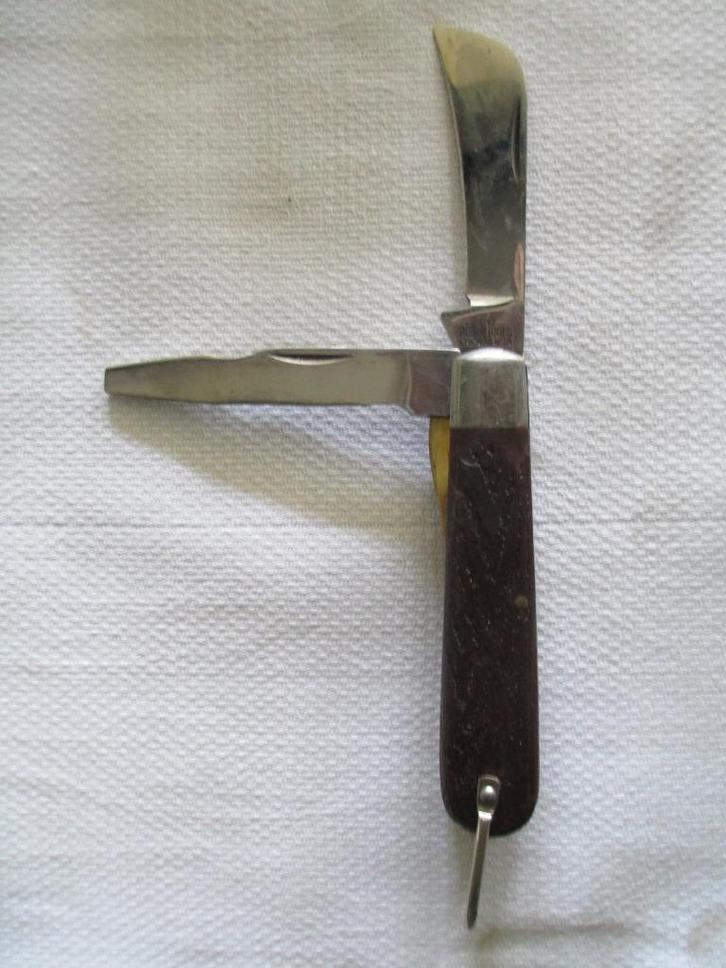 Zakmes ex nl leger merk cc klein tools chicago nette staat, Verzamelen, Militaria | Algemeen, Landmacht, Mes of Dolk, Nederland