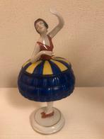 Half Doll Art Deco Antiek Duits Porselein Zeldzaam, Ophalen of Verzenden