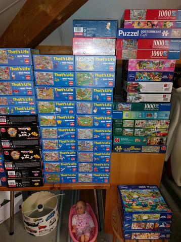 Grote collectie legpuzzels - That's Life & Wasgij beschikbaar voor biedingen