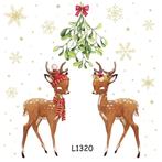 Servetten decoupage/bullet journal – KERST/Winter – L1320, Verzenden, Nieuw, Materiaal