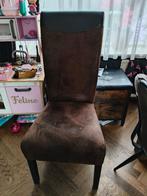 Stoelen, Huis en Inrichting, Stoelen, Ophalen, Gebruikt, Bruin, Vier