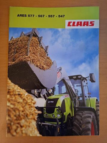 Folder Claas Ares 577, 567, 557 en 547 beschikbaar voor biedingen