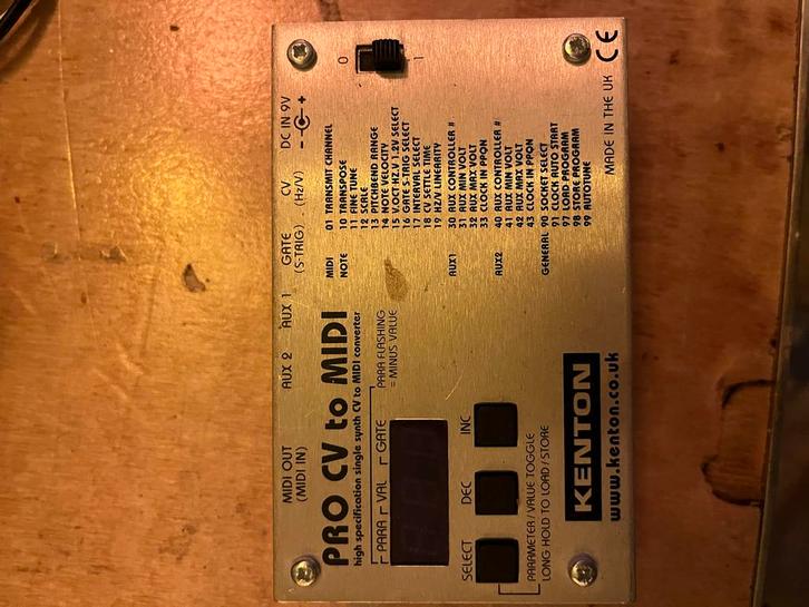 Kenton MIDI Converter / Merge-8, Hobby en Vrije tijd, Elektronica-componenten, Gebruikt, Ophalen of Verzenden