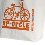 UP-CYCLE SHOPPER - COTTON NOT PLASTIC, Ophalen of Verzenden, Nieuw, Groen, Shopper