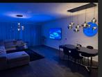 Smokey glass hang lampen set, Huis en Inrichting, Lampen | Hanglampen, Ophalen of Verzenden, Zo goed als nieuw, 75 cm of meer