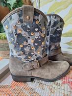Laarzen 41 camouflage groen suede invito, Ophalen of Verzenden, Zo goed als nieuw, Groen, Hoge laarzen