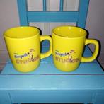 Nesquik chocolademelk mokken 2 stuks, Ophalen, Glas of Glazen, Gebruikt, Overige stijlen